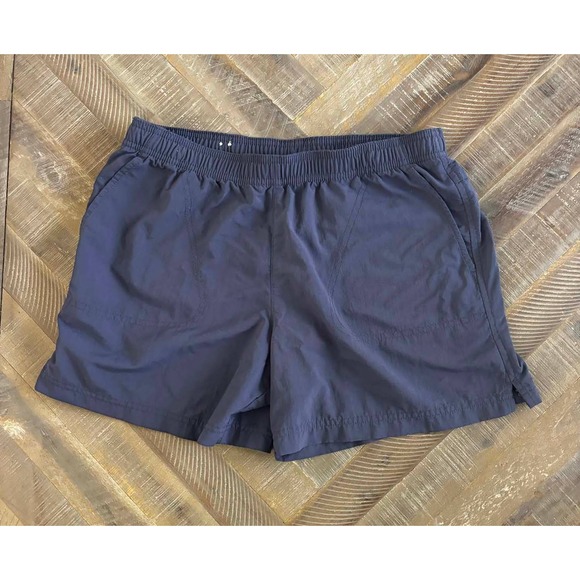 Columbia Pants - Columbia Womens Navy Blue Nylon Hiking Water Shorts AL4573 Medium 5L